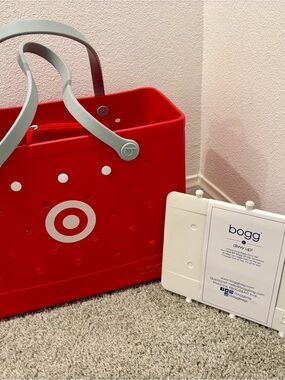 BOGG BAG x TARGET BULLSEYE Large Red Tote Bag Exclusive Holiday Limited Edition